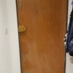 door latch stuck